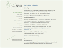 Tablet Screenshot of lektorat-bernd-kuschmann.de